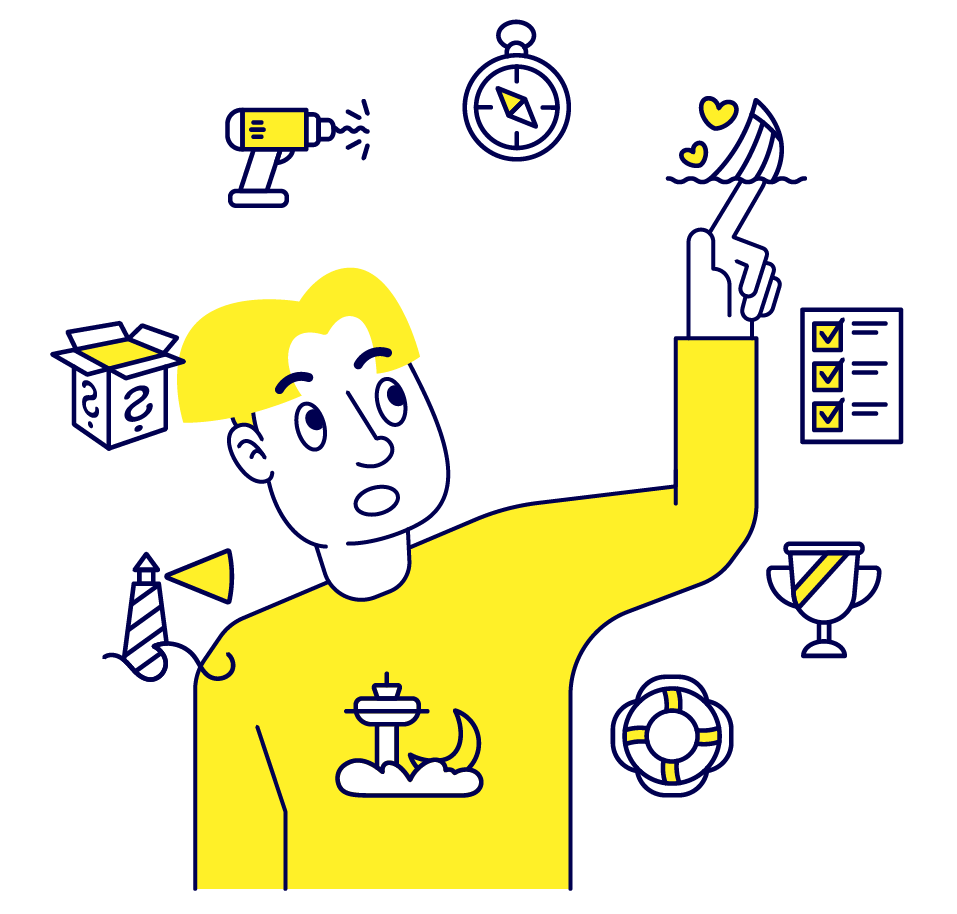 Character_illustration-choosing_a_package_
