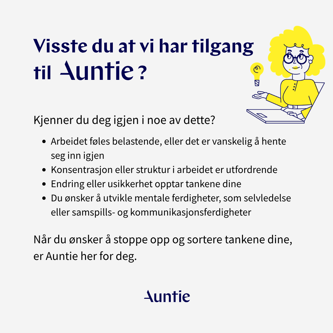 NO - Auntie for employees