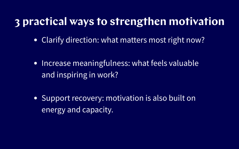 When motivation goes missing, clarity brings momentum bac_checklist